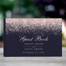 Search for navy blue wedding guest books elegant