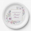 Search for violet floral plates Elegant