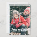 Search for peace on earth postcards Typography