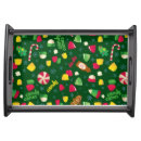 Search for a movie serving trays Christmas pattern
