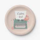 Search for retro paper plates Flowers