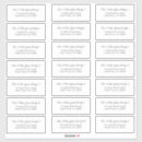 Search for guest labels Minimalist