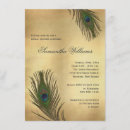 Search for peacock bridal shower invitations Vintage