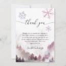 Search for snowflake thank you cards Baby it's cold outside