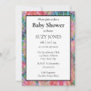 Search for tie dye baby shower invitations Rainbow