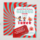 Search for circus 3rd birthday invitations Girl