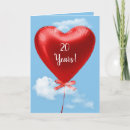 Search for 20th anniversary cards Heart