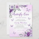 Search for butterfly kisses invitations Purple