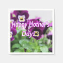 Search for pansy napkins White