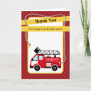 Search for fire truck thank you cards Party