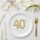 Search for 40th birthday plates Forty