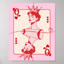 Search for queen of hearts posters Red