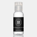 Search for logo hand sanitizers Black and white