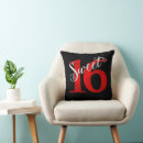 Search for sweet 16 pillows 16th birthday party
