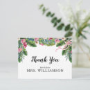 Search for bridal shower thank you postcards Watercolor