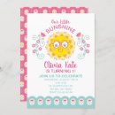 Search for you are my sunshine 1st birthday invitations Cute