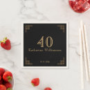 Search for roaring 20s napkins Black gold