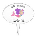 Search for mermaid cake toppers Birthday