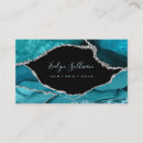 Search for black and teal business cards Glitter