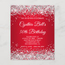 Search for red and silver birthday invitations Budget