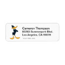 Search for return address labels Daffy duck