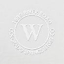 Search for embossed return address Minimal