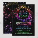 Search for glow in the dark birthday invitations Party