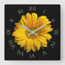 Search for sunflower clocks Yellow