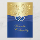 Search for royal blue and gold wedding invitations Flowers