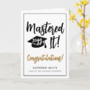 Search for masters degree cards Mastered it