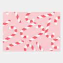 Search for red and pink striped wrapping paper For kids