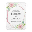 Search for gold foil save the date magnets Floral