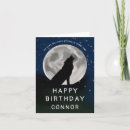 Search for wolf cards birthday
