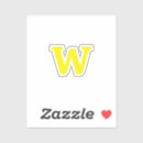 Search for letter w stickers Modern