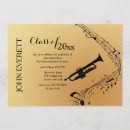 Search for music school graduation invitations Musical notes