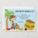 Search for island birthday invitations Skull