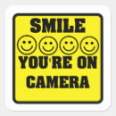 Search for home security stickers Warning