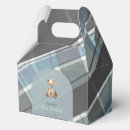 Search for teddy bear favor boxes Baby boy