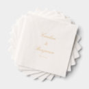 Search for gold foil wedding napkins Formal