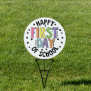 Search for first day of school signs Colorful
