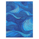 Search for ocean waves tablecloths Blue