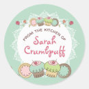 Search for bakery logo stickers Cupcake