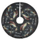 Search for whimsical tree skirts Santa