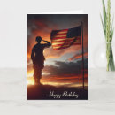 Search for military army birthday cards Veteran