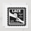 Search for 10th wedding anniversary invitations Black and white