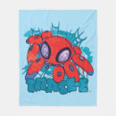 Search for spiderman cartoon blankets Glow webs glow