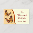 Search for monarch butterfly business cards Elegant
