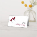 Search for heart shaped wedding place cards Rose