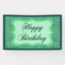 Search for teal birthday banners Green