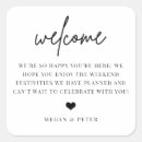 Search for welcome bags stickers Calligraphy
